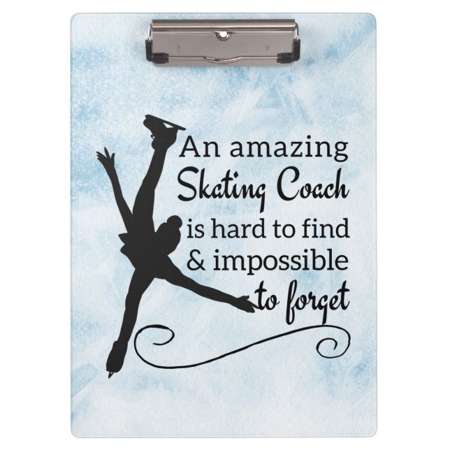 Porte-bloc Entraîneur de patinage artistique extraordinaire d (Devant)