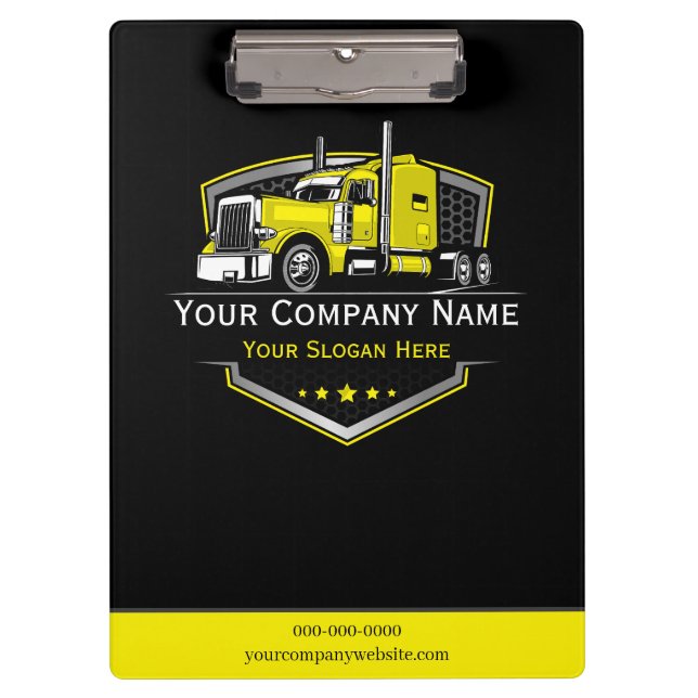 Porte-bloc Entreprise de camionnage professionnel  (Devant)