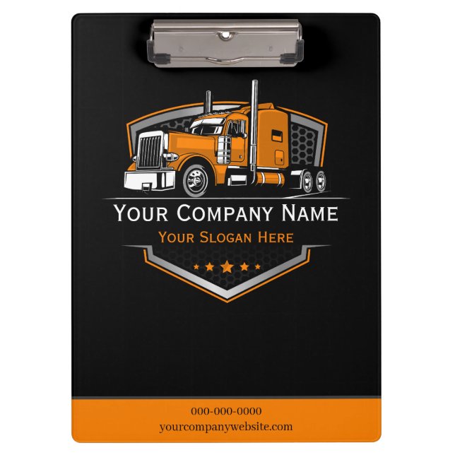 Porte-bloc Entreprise de camionnage professionnel (Devant)