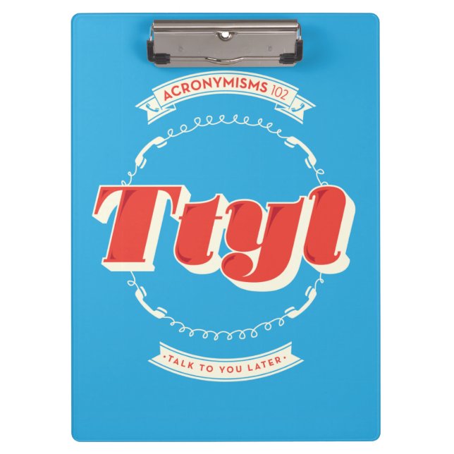 Porte-bloc Entretien à vous plus tard (Devant)