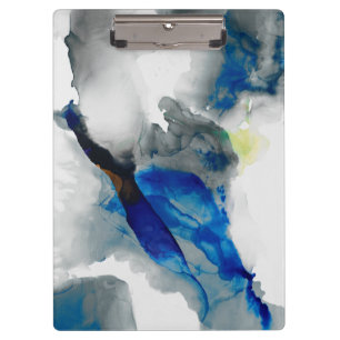 Porte-bloc Éphémère - bleu et gris