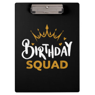 Porte-bloc Équipe d'anniversaire de fête appariée famille gro