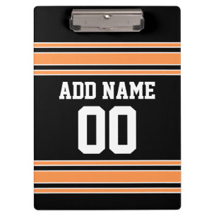 Porte-bloc Équipe Jersey avec le nom et le nombre faits sur