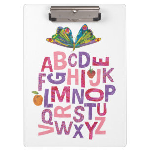 Porte-bloc Eric Carle   Motif de papillon alphabet