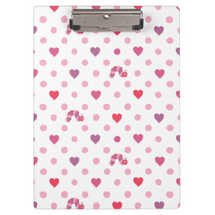 Porte-bloc Eric Carle   Valentine Heart Polka Dot Motif