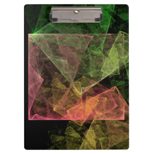 Porte-bloc Espace cubique d'art abstrait