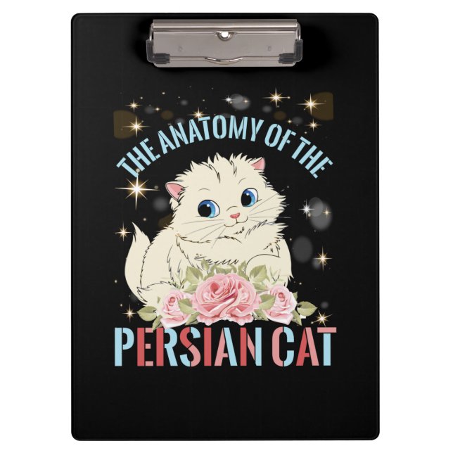 Porte-bloc esthétique du chat, L'anatomie du chat perse (Devant)