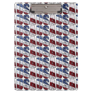 Porte-bloc États-Unis en rouge blanc et bleu drapeau patrioti