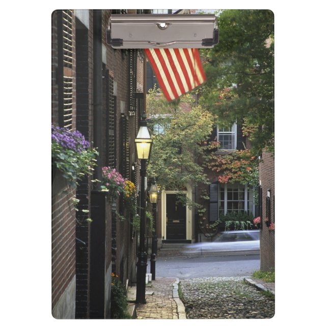 Porte-bloc États-Unis, Massachusetts, Boston, Beacon Hill. (Devant)