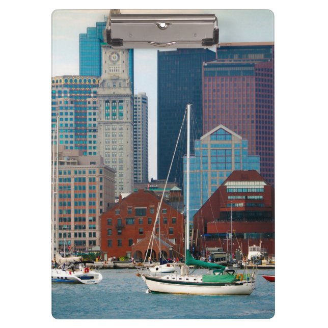 Porte-bloc États-Unis, Massachusetts. Skyline du front de mer (Devant)
