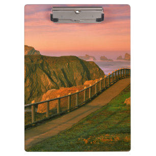 Porte-bloc États-Unis, Oregon, Bandon. Roches vues depuis le