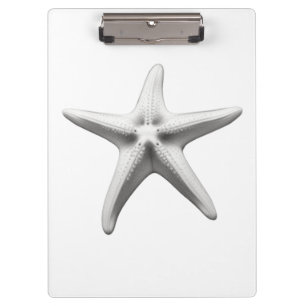 Porte-bloc Étoile de mer noir et blanc