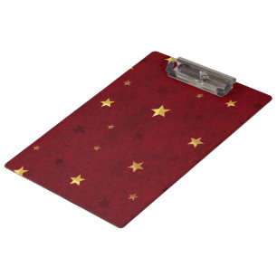 Porte-bloc étoiles brillantes Royal Red