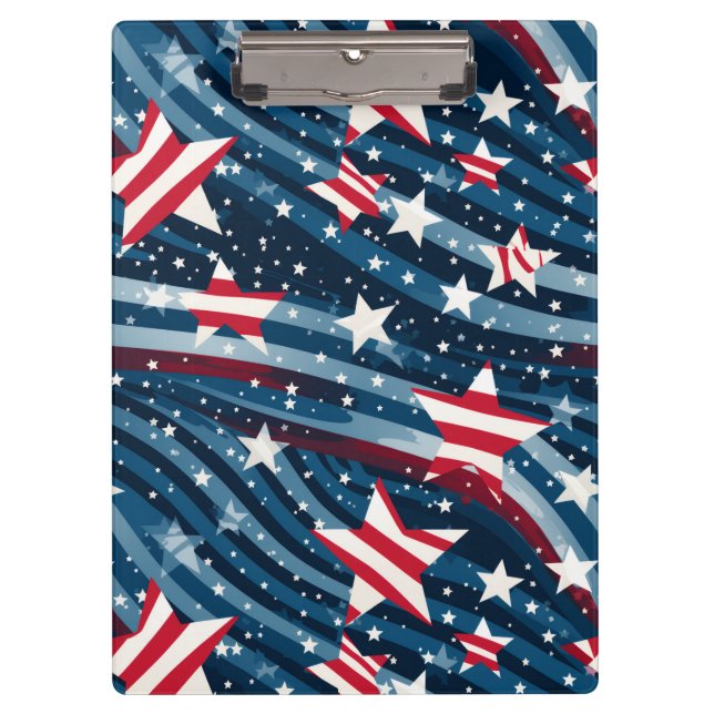 Porte-bloc Étoiles patriotiques (Devant)