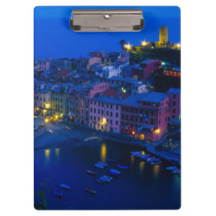 Porte-bloc Europe, Italie, Cinque Terre, Vernazza. Côte escar