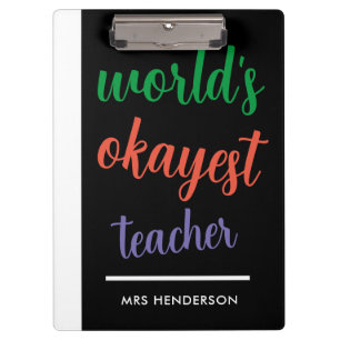 Porte-bloc Excellente appréciation des enseignants