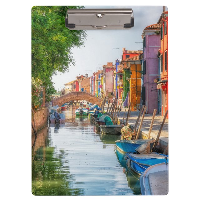Porte-bloc Explorez le charme vibrant de Burano (Devant)