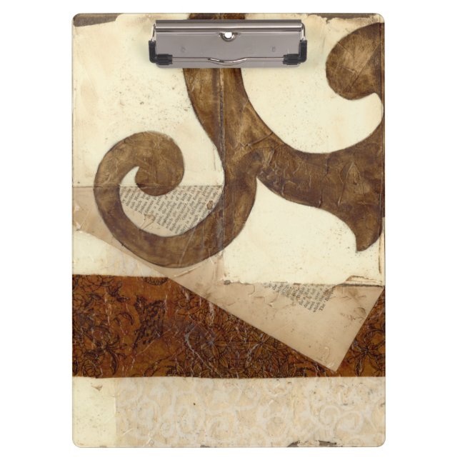 Porte-bloc Extrait vintage de journal (Devant)