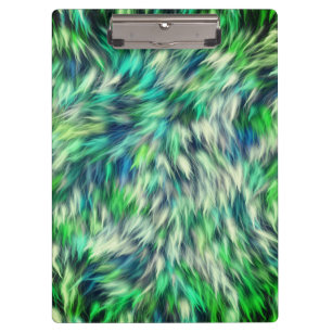 Porte-bloc Fabric Texture Green Fur Design-68745