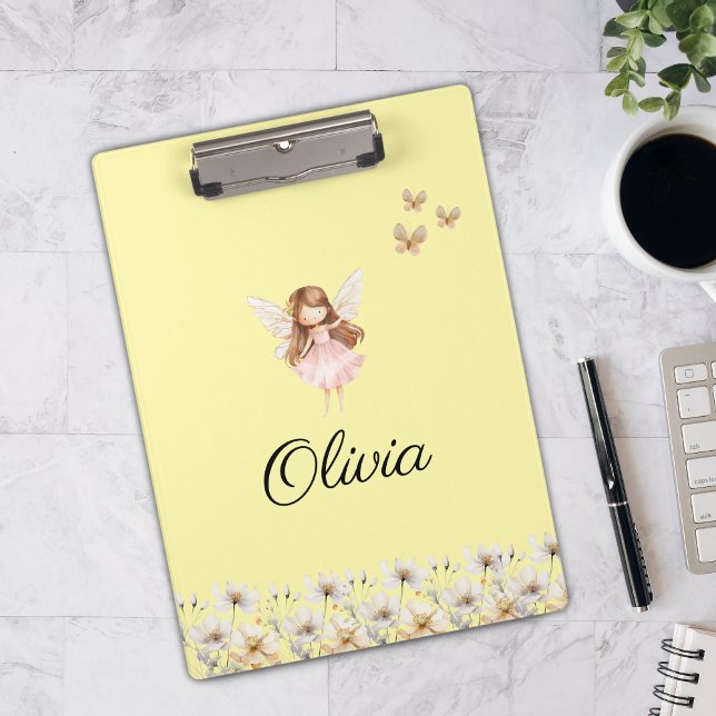 Porte-bloc Fairy Cute Garden Enchanted Nom personnalisé (Créateur téléchargé)