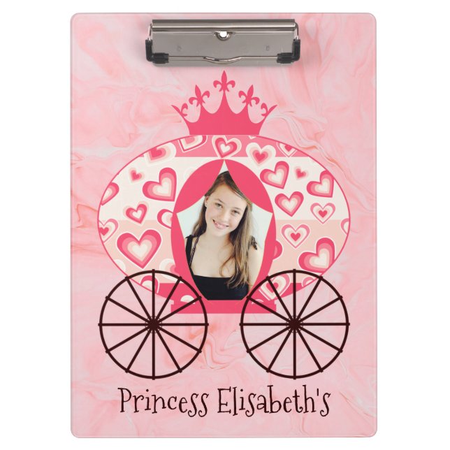 Porte-bloc Fairytale Royal Princess Carriage Girl Anniversair (Devant)