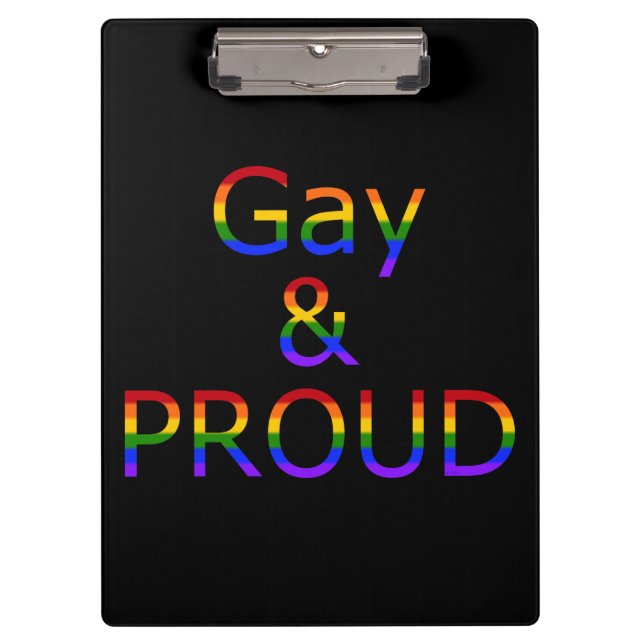 Porte-bloc Fallln Gay et Fier (Devant)