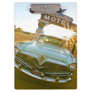 Porte-bloc Fameux motel Blue Swallow sur la route 66