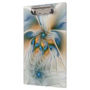 Porte-bloc Fantaisie Abstraite et Flottante d'Art Fractal ave