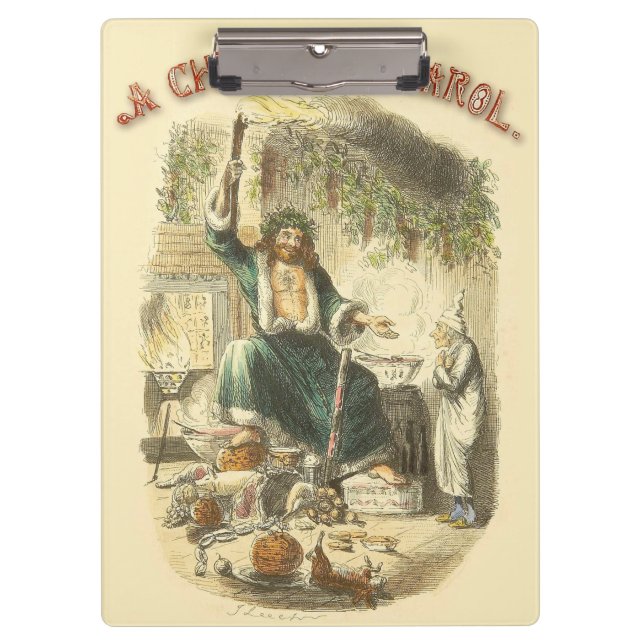 Porte-bloc Fantôme de Noël Présent Scrooge (Devant)