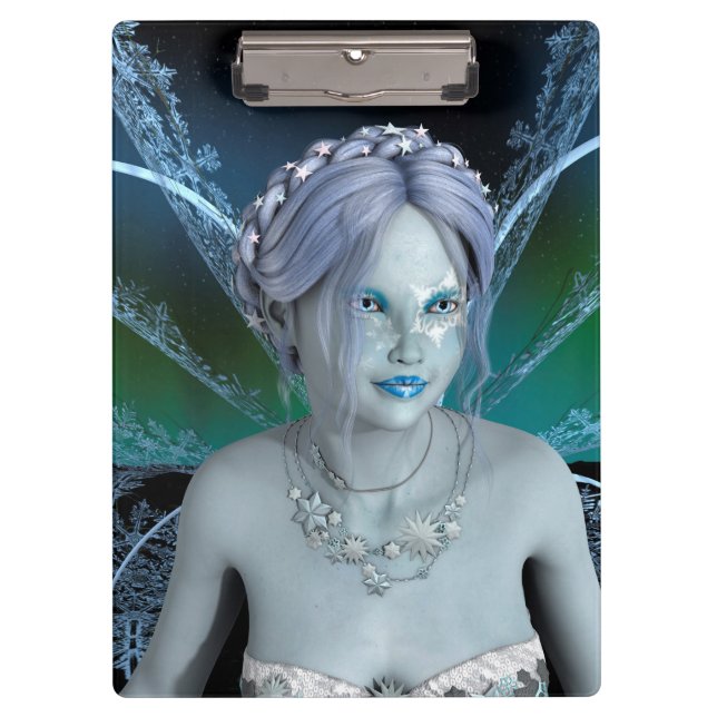 Porte-bloc Fée d'hiver (Devant)