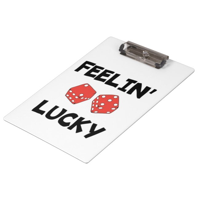 PORTE-BLOC "FEELIN' LUCKY" DICE (Incliné)