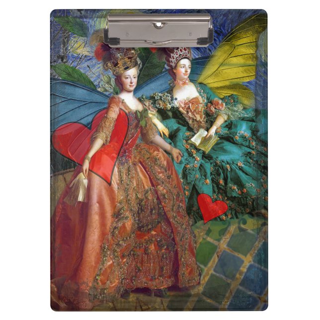 Porte-bloc Femme Papillon Capricieuse Gémeaux Gothique Classi (Devant)