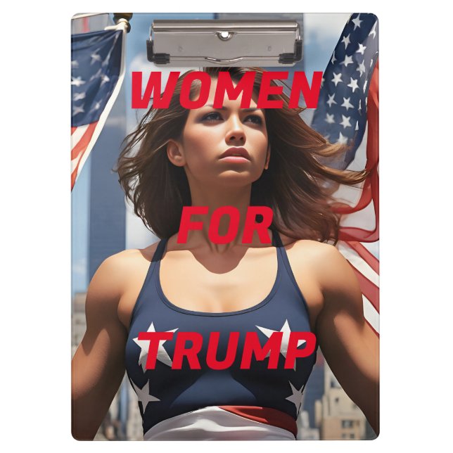 PORTE-BLOC FEMMES POUR TRUMP (Devant)