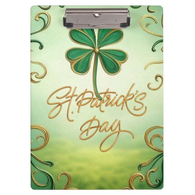 Porte-bloc Fête de la Saint Patrick (Devant)