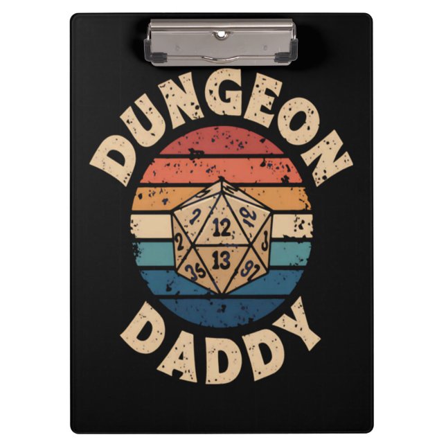 Porte-bloc Fête des Pères Dungeon Daddy (Devant)
