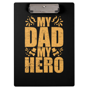 Porte-bloc Fête des pères Mon père Mon héros