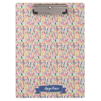 Porte-bloc Feuille de la Marine Motif Moderne Personnalisé Cl