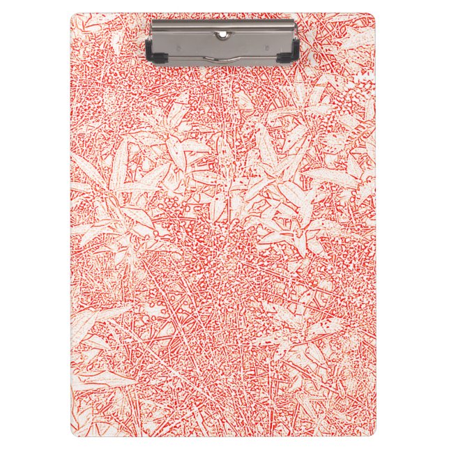 Porte-bloc feuille rouge (Devant)