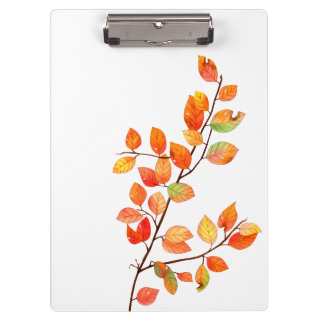 Porte-bloc feuilles d'automne (Devant)