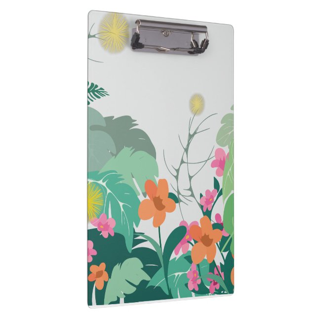 Porte-bloc Feuilles et Fleurs Tropicales Pastel (Swatch)