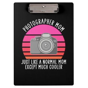 Porte-bloc Fier photographe maman