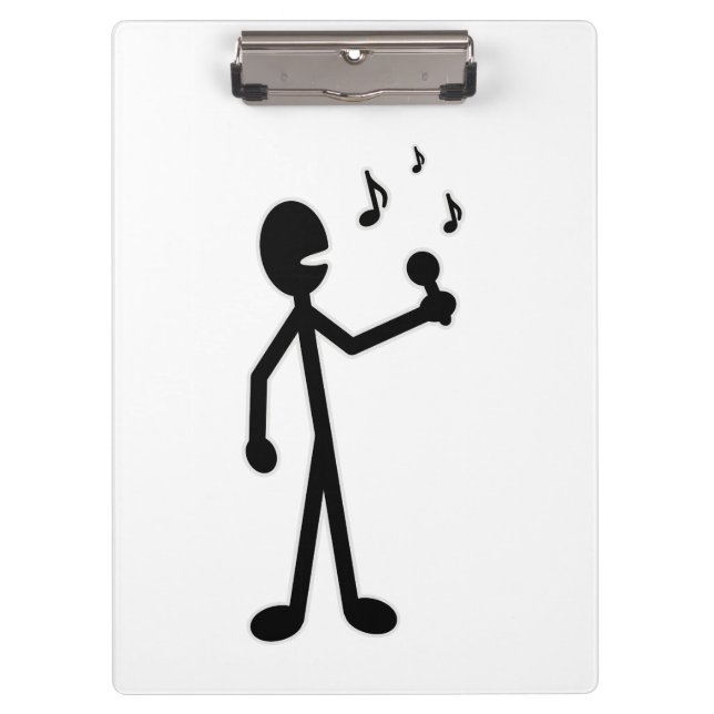 Porte-bloc Figure de stick (Devant)