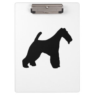 Porte-bloc Fil Fox Terrier silo noir