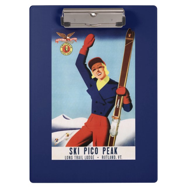 Porte-bloc Fille flexible de ski de Pin- d'insecte (Devant)