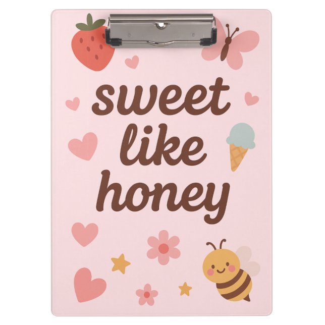 Porte-bloc Fille Mignonne Rose Kawaii – Design Mignon (Devant)