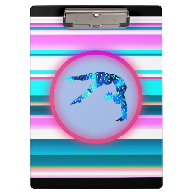 Porte-bloc Filles Gymnastique, Power Tumbling, Ressort (Devant)