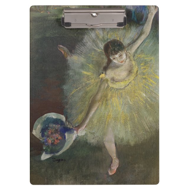 Porte-bloc Fin d'Edgar Degas | d'un arabesque, 1877 (Devant)