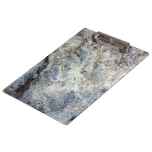 Porte-bloc Finition en marbre blanc bleu glace