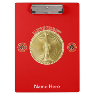 Porte-bloc Firefighter Gold Medallion