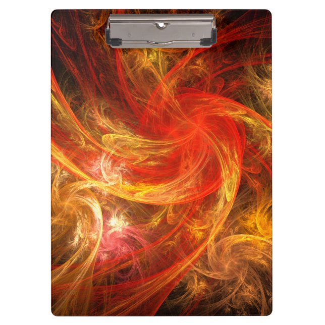 Porte-bloc Firestorm Nova Art Abstrait (Devant)